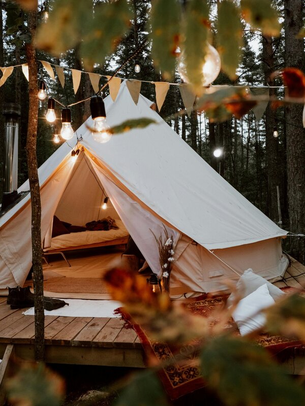 glamping tent